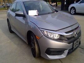 2017 HONDA CIVIC, SILVER, SDN, EX, 2.0L , AT.  A24040